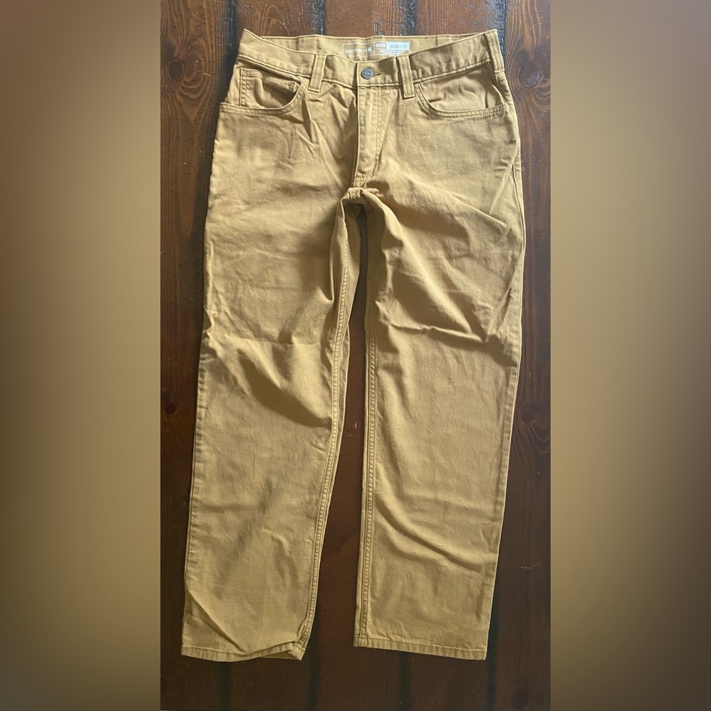 Carhartt relaxed fit rugged flex 5 pocket work pants size 32X 30 EC-